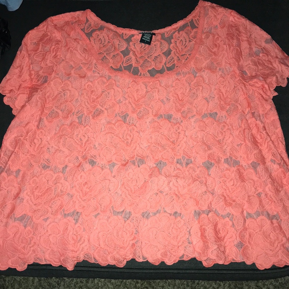 Torrid crop lace top